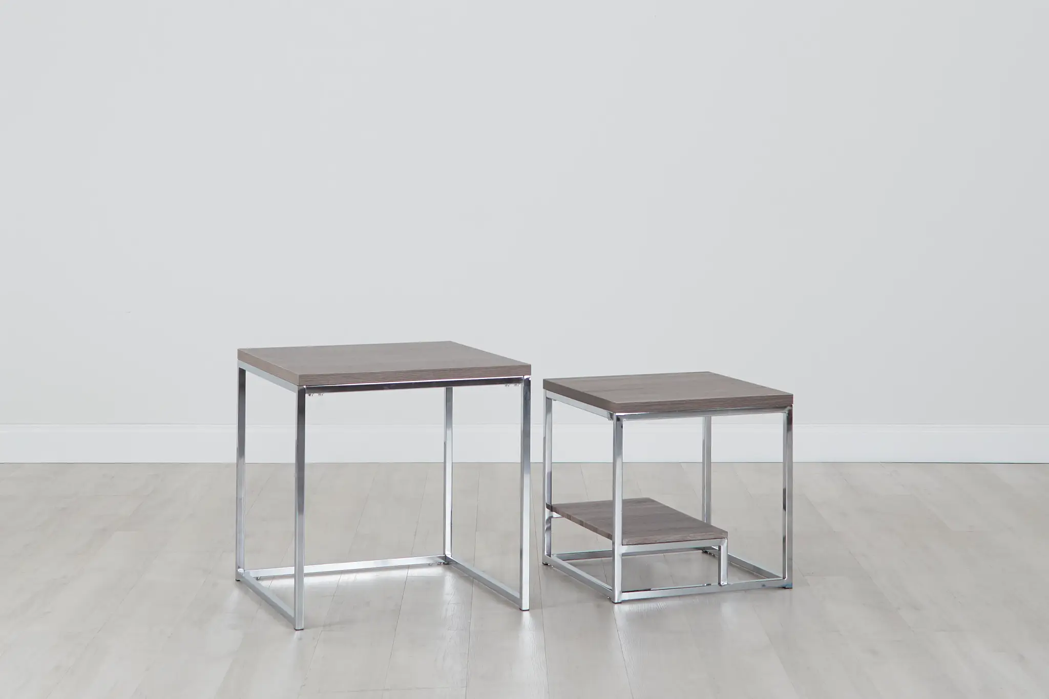 Elliot Gray Set Of 2 Nesting End Table Elliot Gray Set Of 2 Nesting End Table
