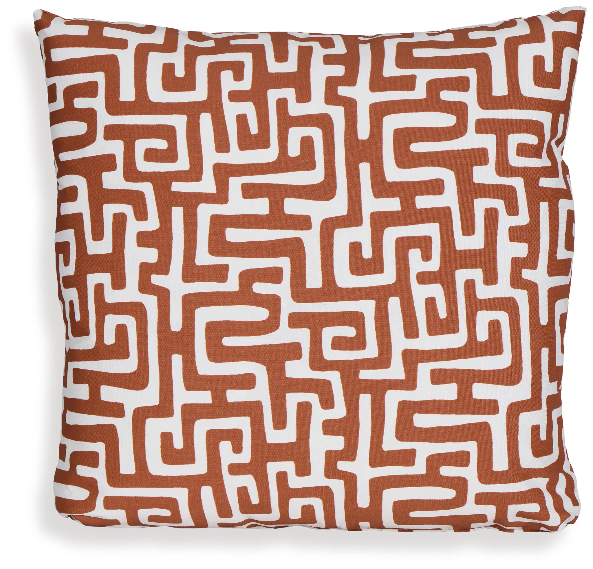 Enid Dark Orange 20" Indoor/outdoor Accent Pillow