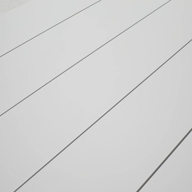 Linear White 70" Rectangular Table