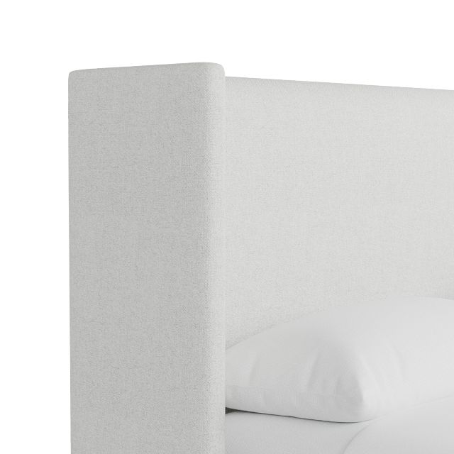 Captiva Elite Ivory 48" Upholstered Shelter Bed