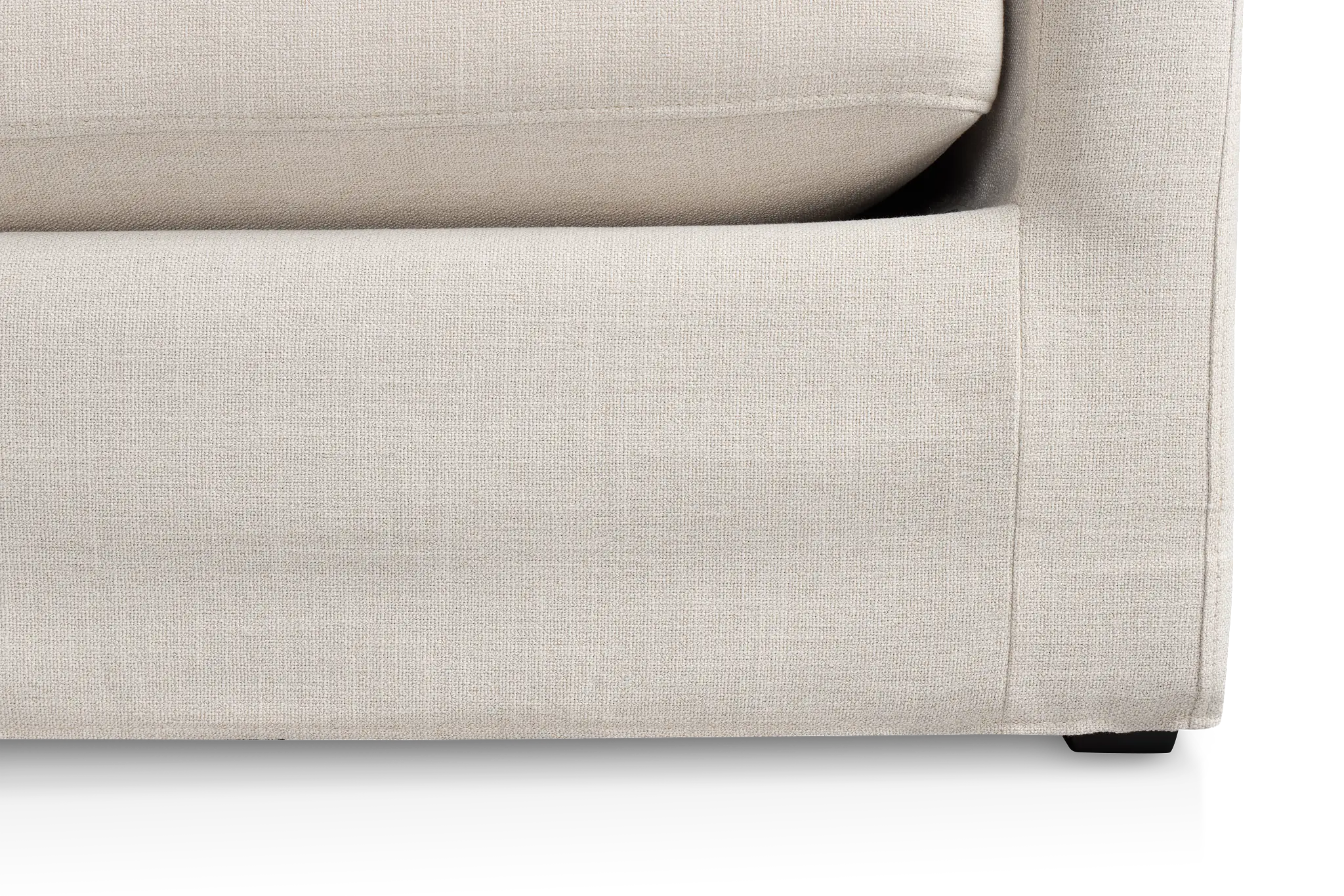Willow Light Beige Fabric Medium Two-arm Sectional Willow Light Beige Fabric Medium Two-arm Sectional