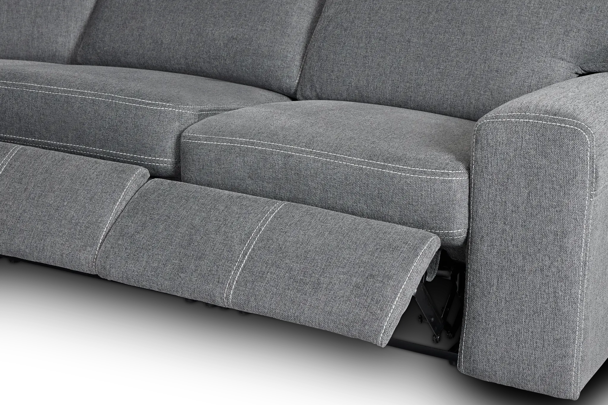 Callum Dark Gray Storage Small Left Dual Power Chaise Sleeper Sectional Callum Dark Gray Storage Small Left Dual Power Chaise Sleeper Sectional
