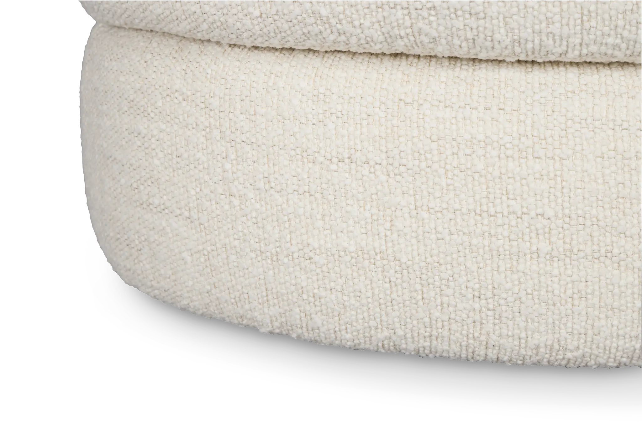 Kaya White Castored Cocktail Ottoman Kaya White Castored Cocktail Ottoman