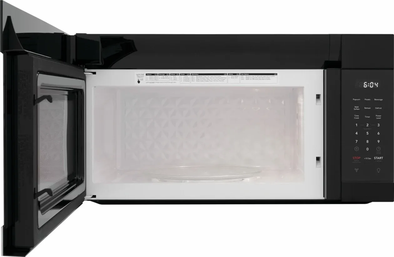 Frigidaire 1746 Series Black Over-the-range Microwave
