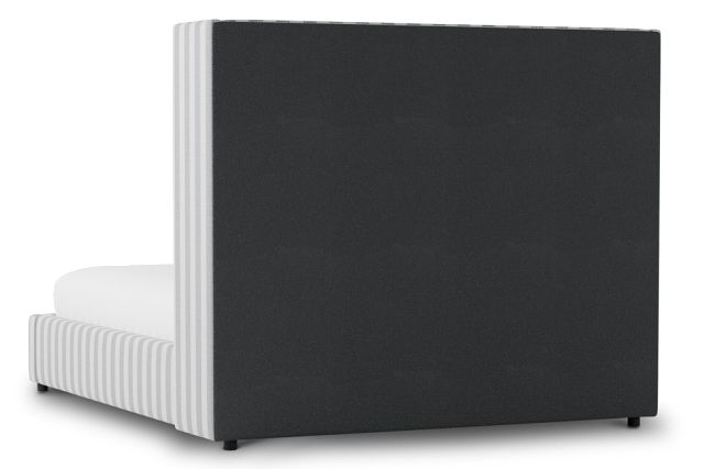 Captiva Sea Lane Light Gray 60" Upholstered Shelter Bed
