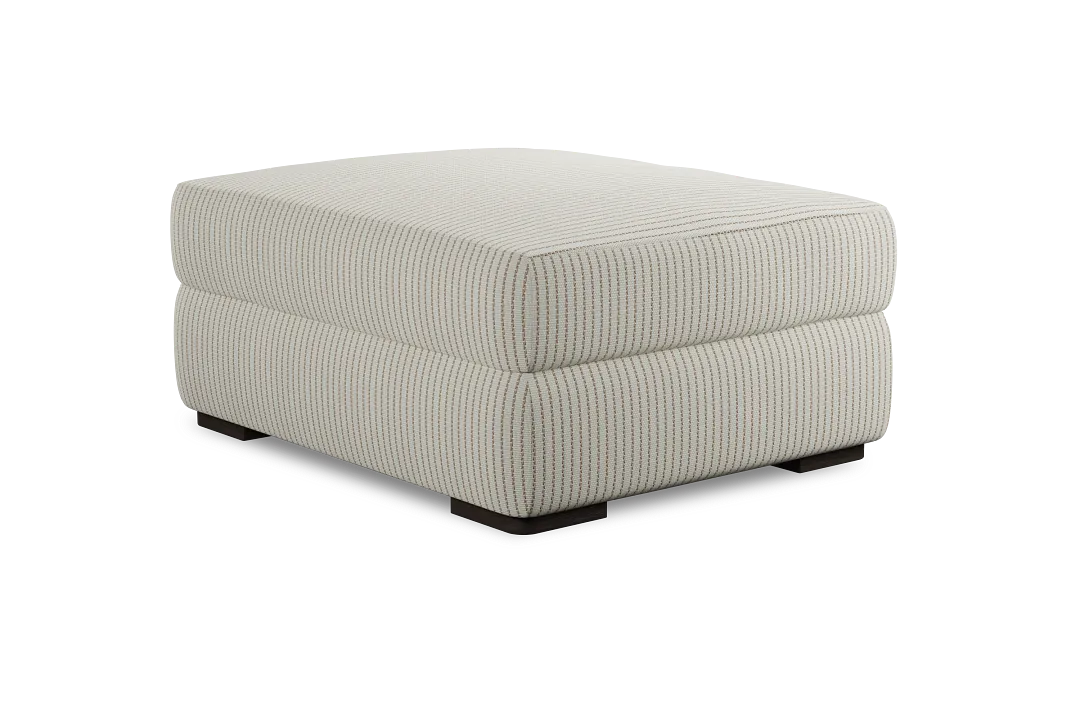 Edgewater Lucy Light Beige Ottoman