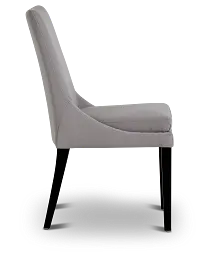 Tito Light Gray Upholstered Side Chair