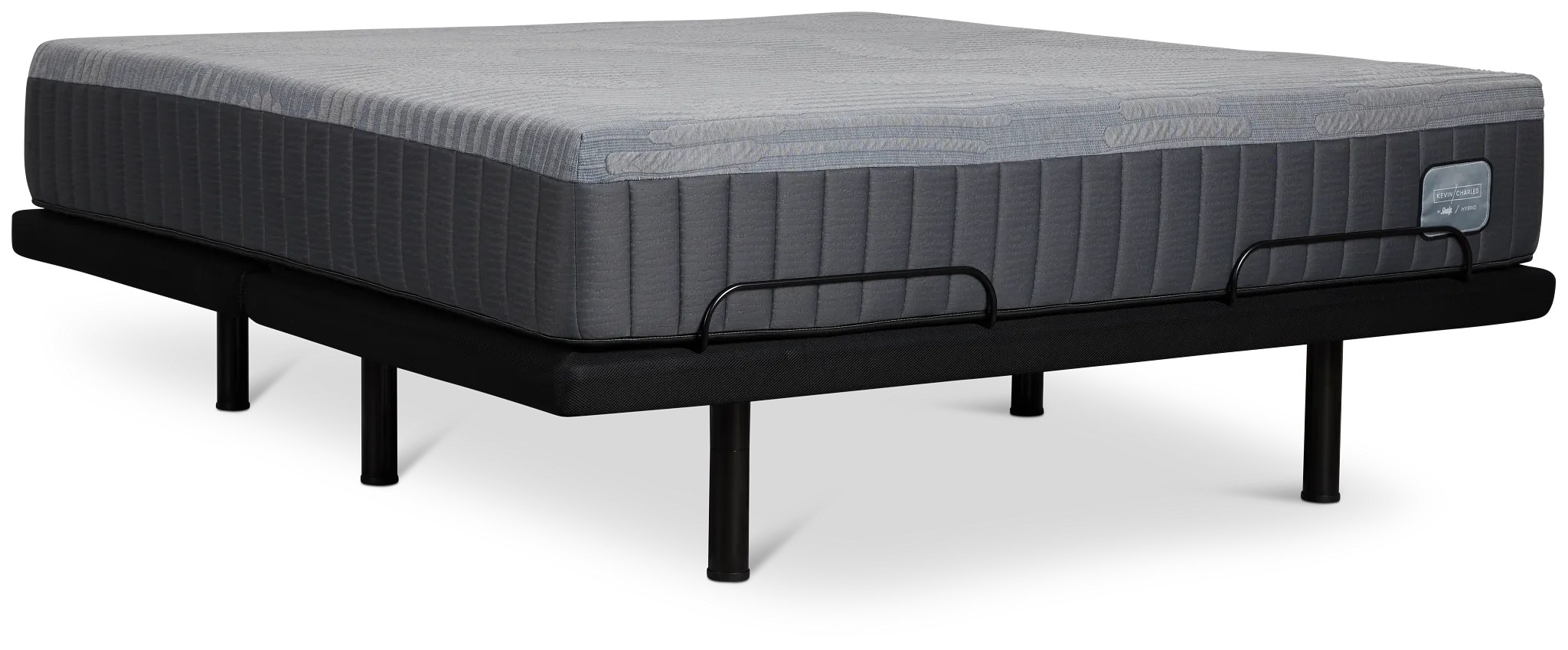Kevin Charles By Sealy Hybrid Plush Deluxe Adjustable Mattress Set