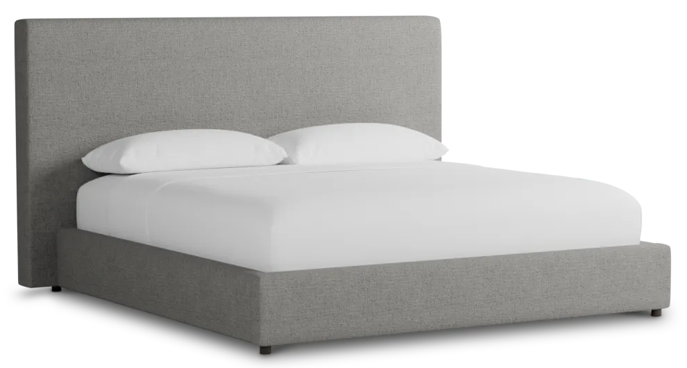 Grayton Linen 54" Upholstered Platform Bed