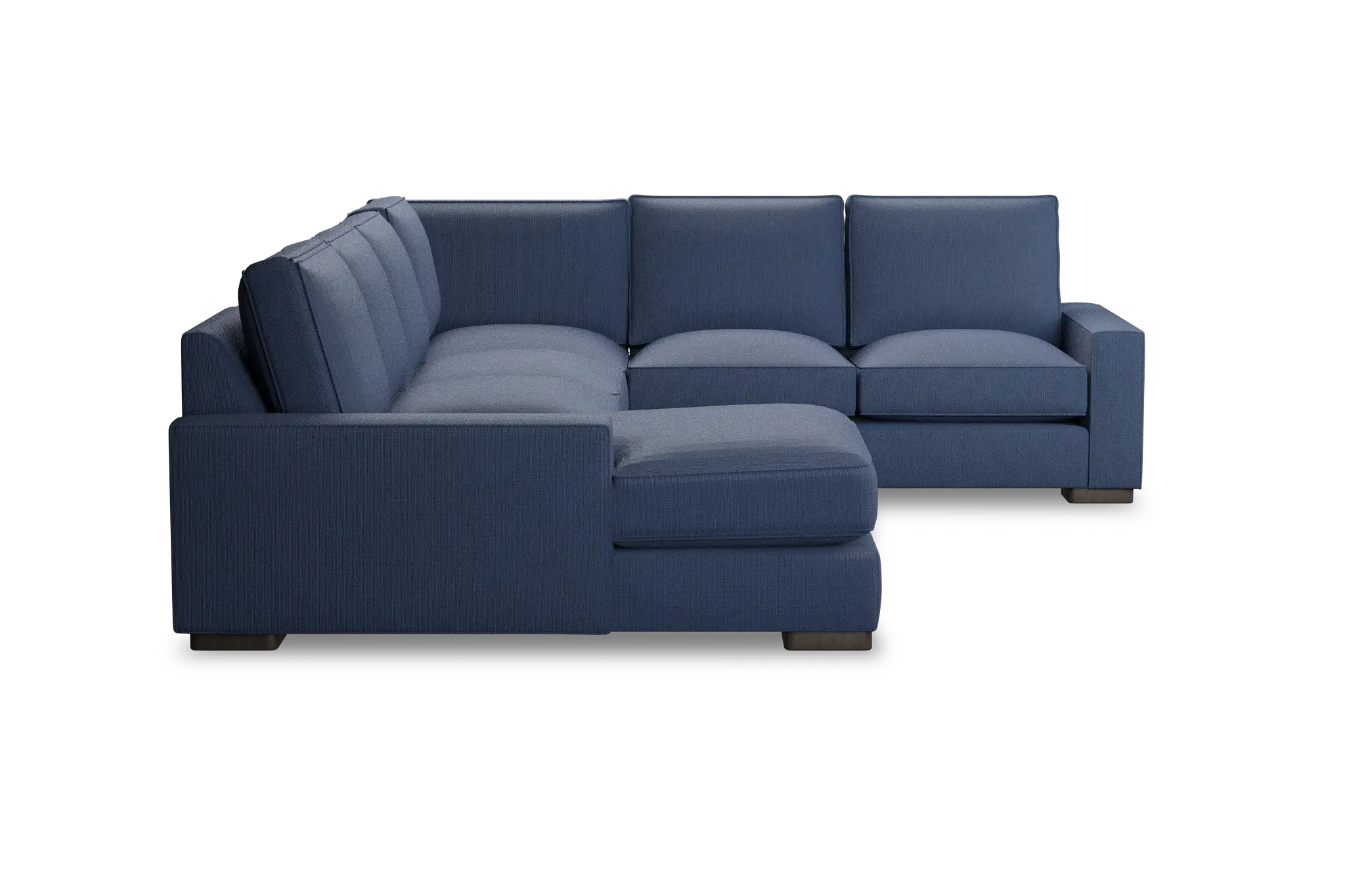 Edgewater Revenue Dark Blue Medium Left Chaise Sectional Edgewater Revenue Dark Blue Medium Left Chaise Sectional