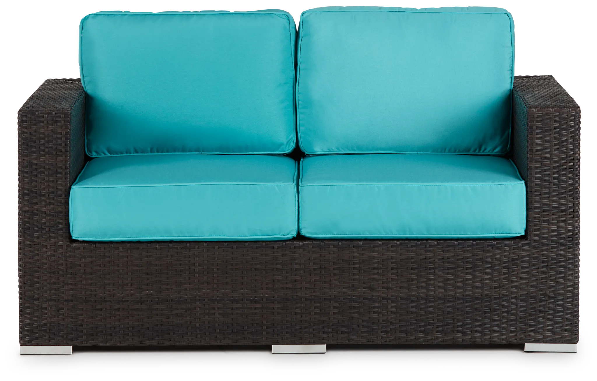 Fina Dark Teal Loveseat