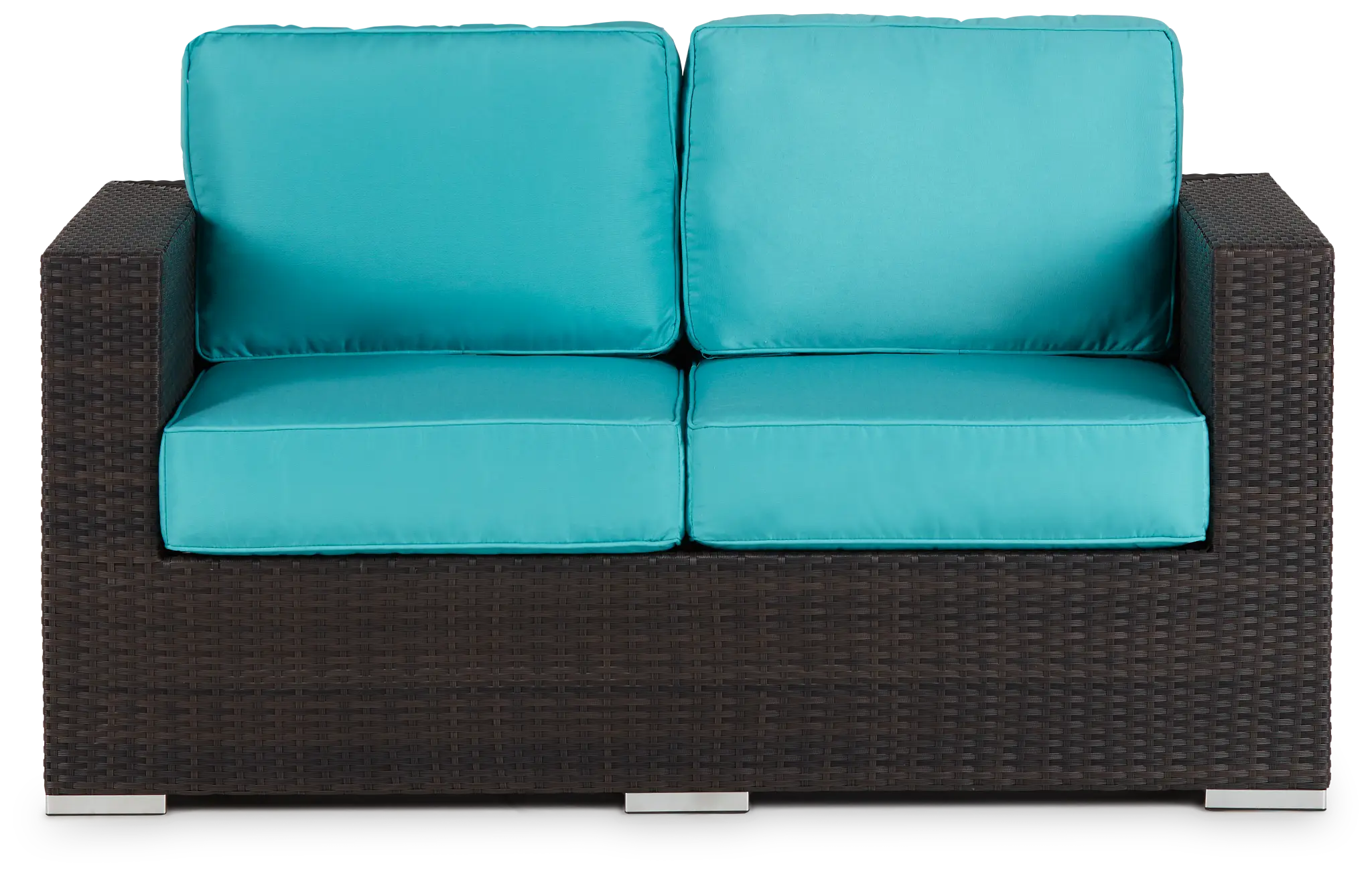 Fina Dark Teal Loveseat Fina Dark Teal Loveseat