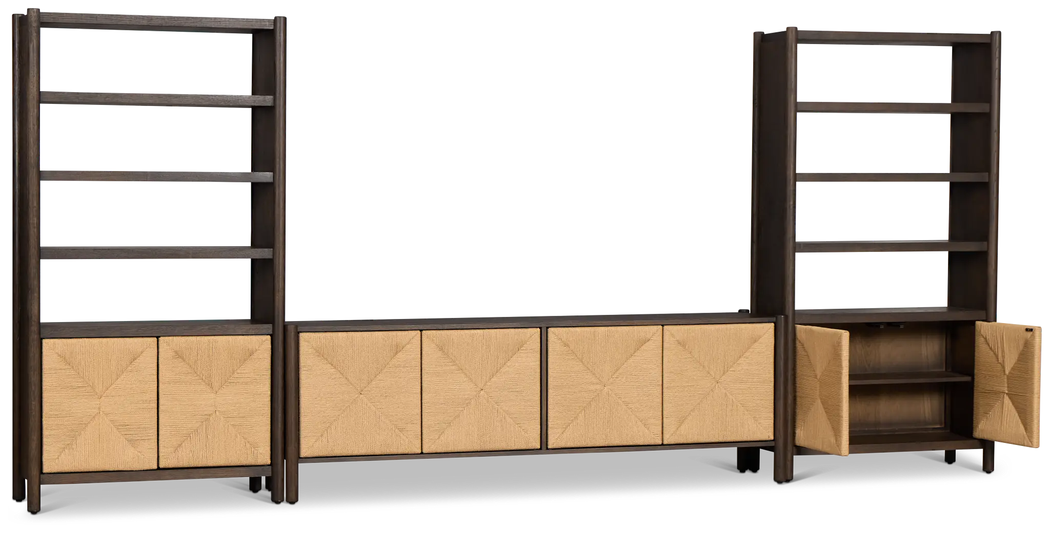 Santorini Dark Tone 84" Entertainment Wall Santorini Dark Tone 84" Entertainment Wall