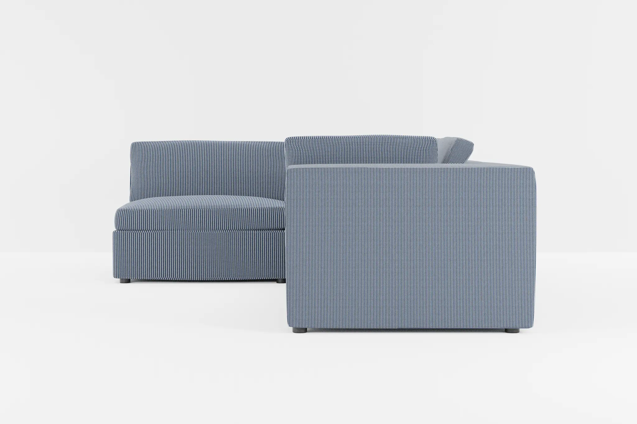 Destin Lucy Navy Fabric 4-piece Modular Sectional Destin Lucy Navy Fabric 4-piece Modular Sectional