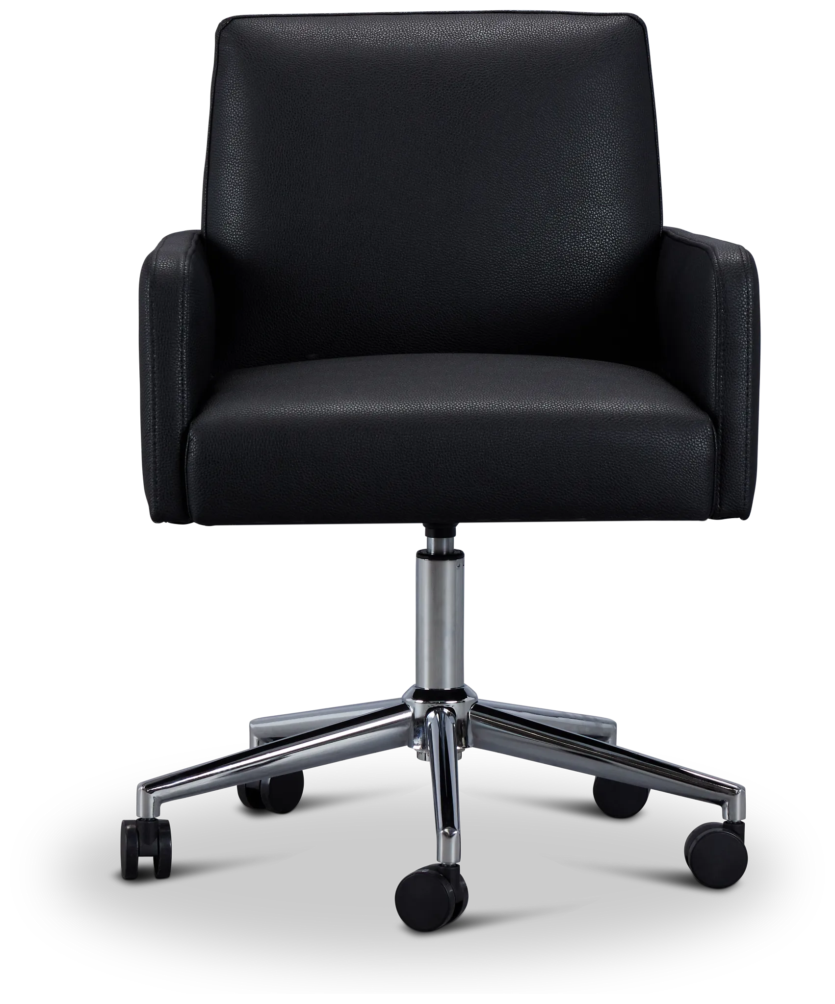 Skye Black Swivel Desk Chair