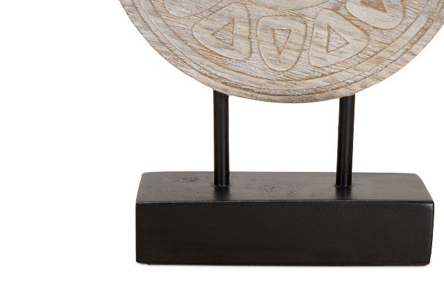 Rusty White Small Tabletop Accessory