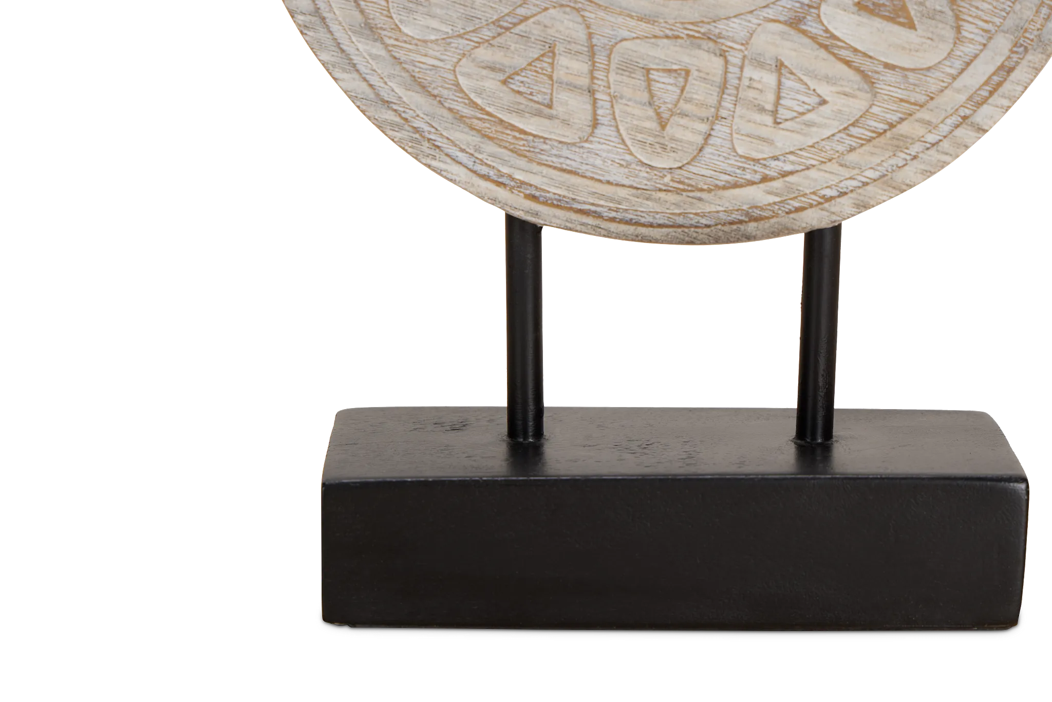 Rusty White Small Tabletop Accessory