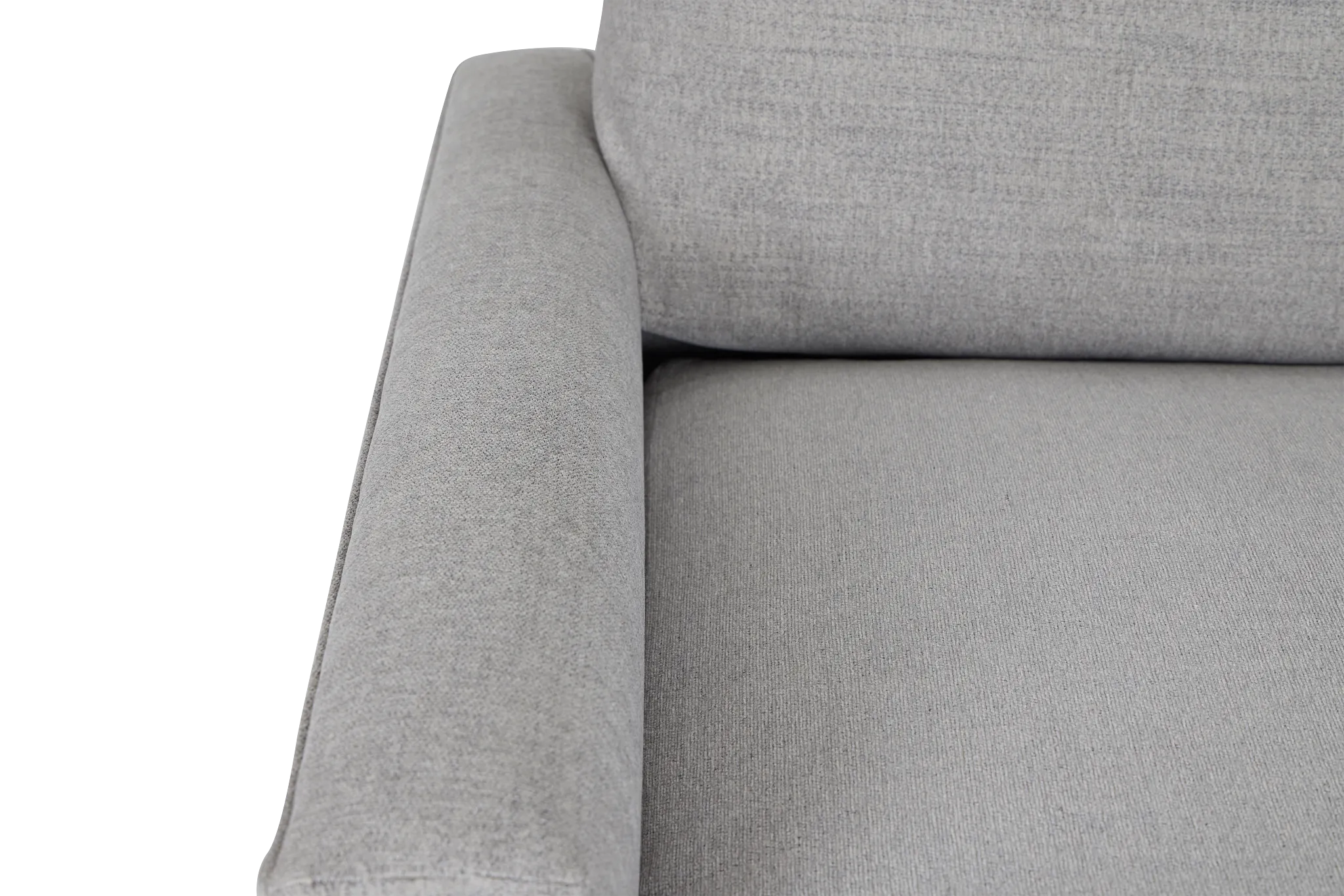 Noah Gray Fabric Left Chaise Sectional