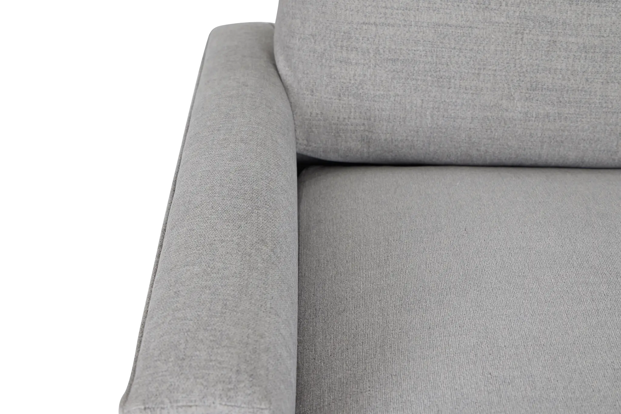 Noah Gray Fabric Left Chaise Sectional Noah Gray Fabric Left Chaise Sectional