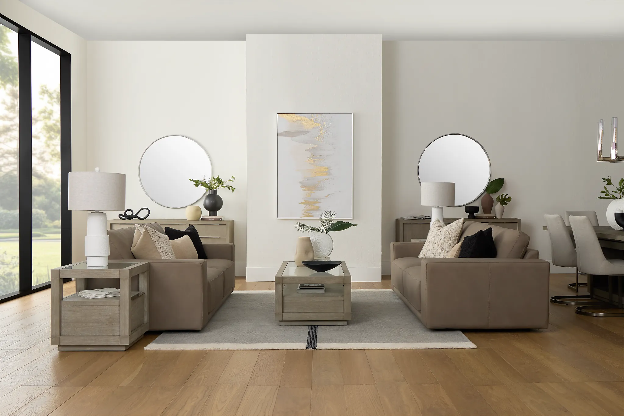 Kellan Taupe 92" Sofa