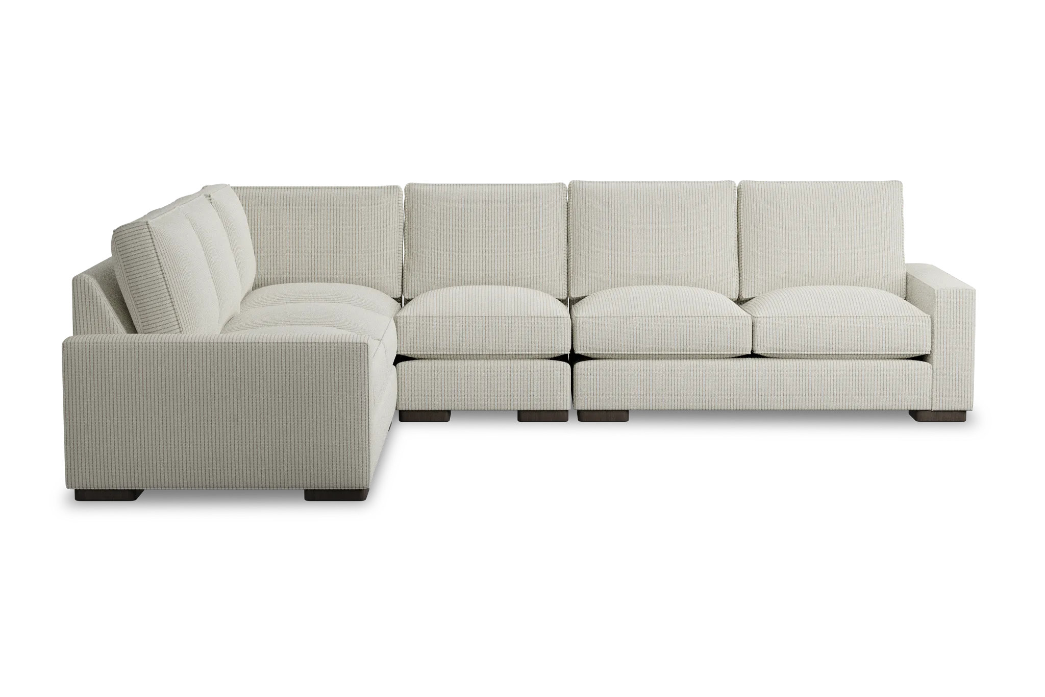 Edgewater Lucy Light Beige Medium Two-arm Sectional