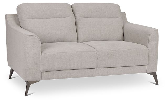 Talia Gray Fabric Loveseat