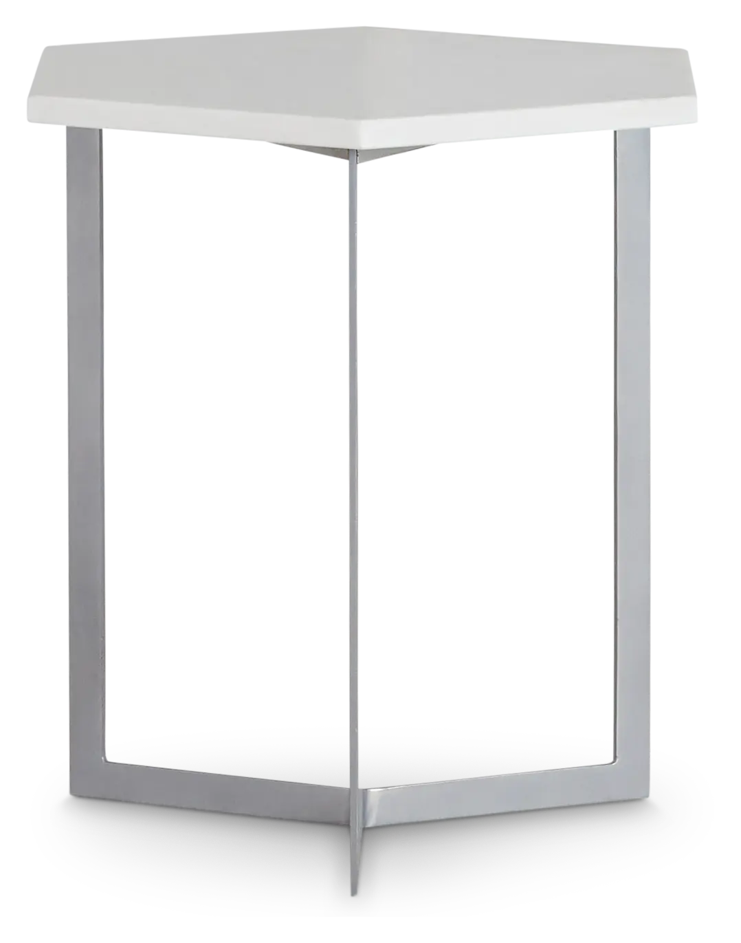 Mandie Silver Marble Accent Table Mandie Silver Marble Accent Table