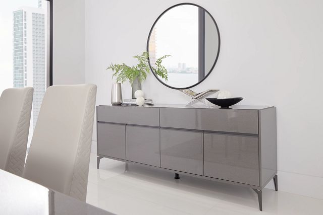 Oslo Gray 82" Buffet