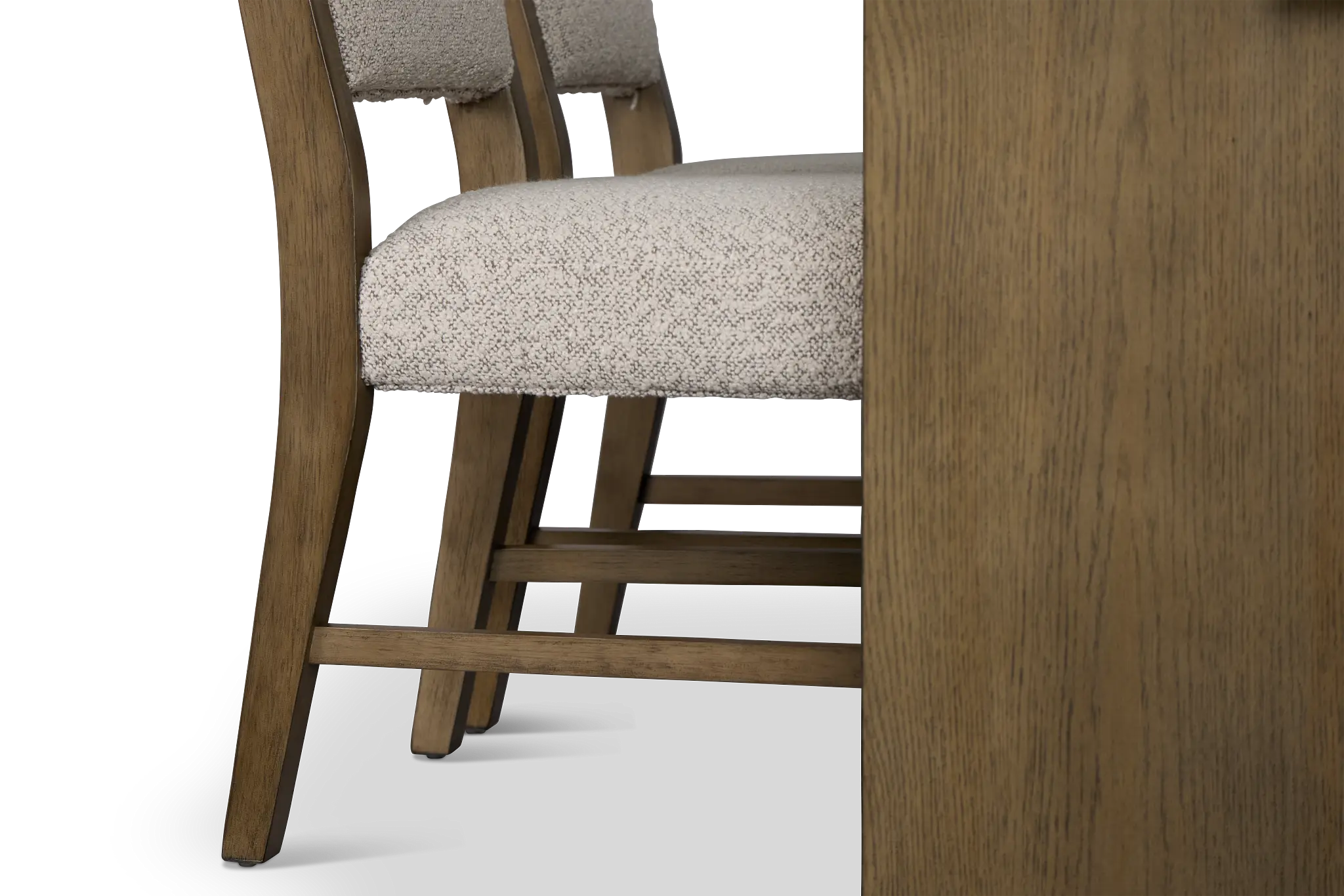 Vance Glass Rectangular Table & 4 Upholstered Chairs Vance Glass Rectangular Table & 4 Upholstered Chairs