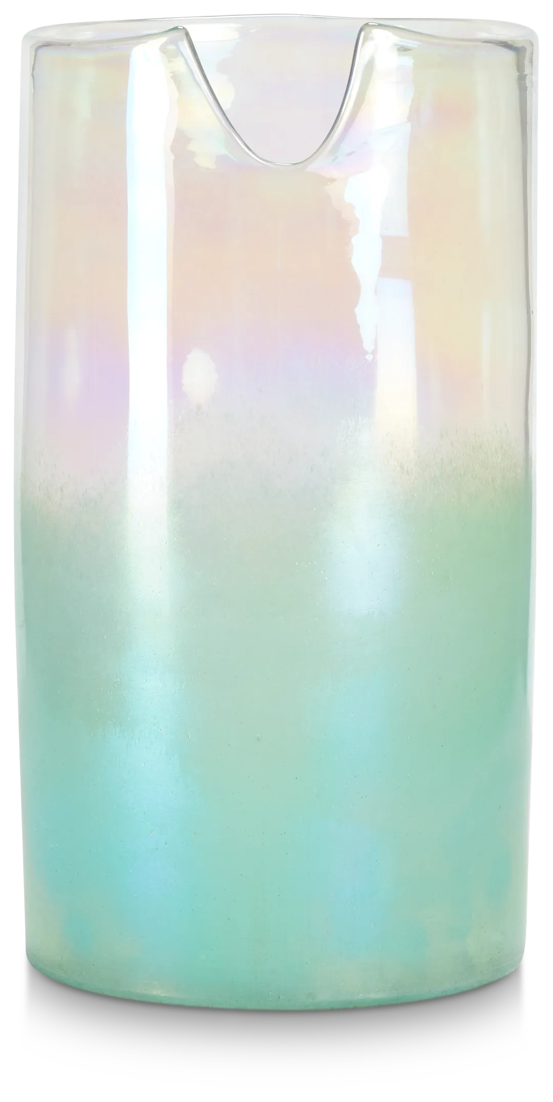 Cyra Teal Small Vase