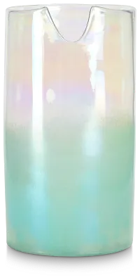 Cyra Teal Small Vase
