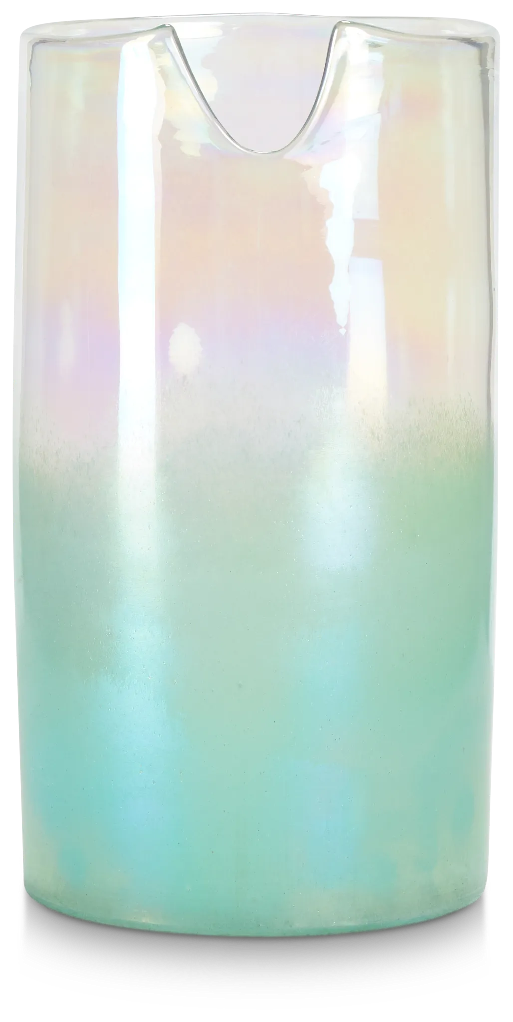 Cyra Teal Small Vase