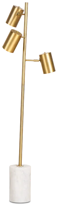 Khia Gold Floor Lamp