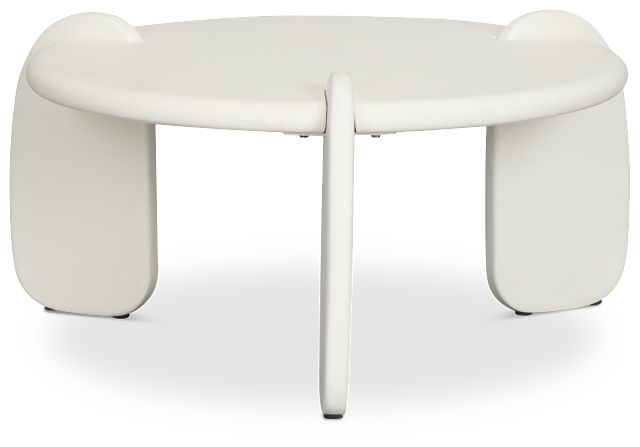 Layla White Round Coffee Table