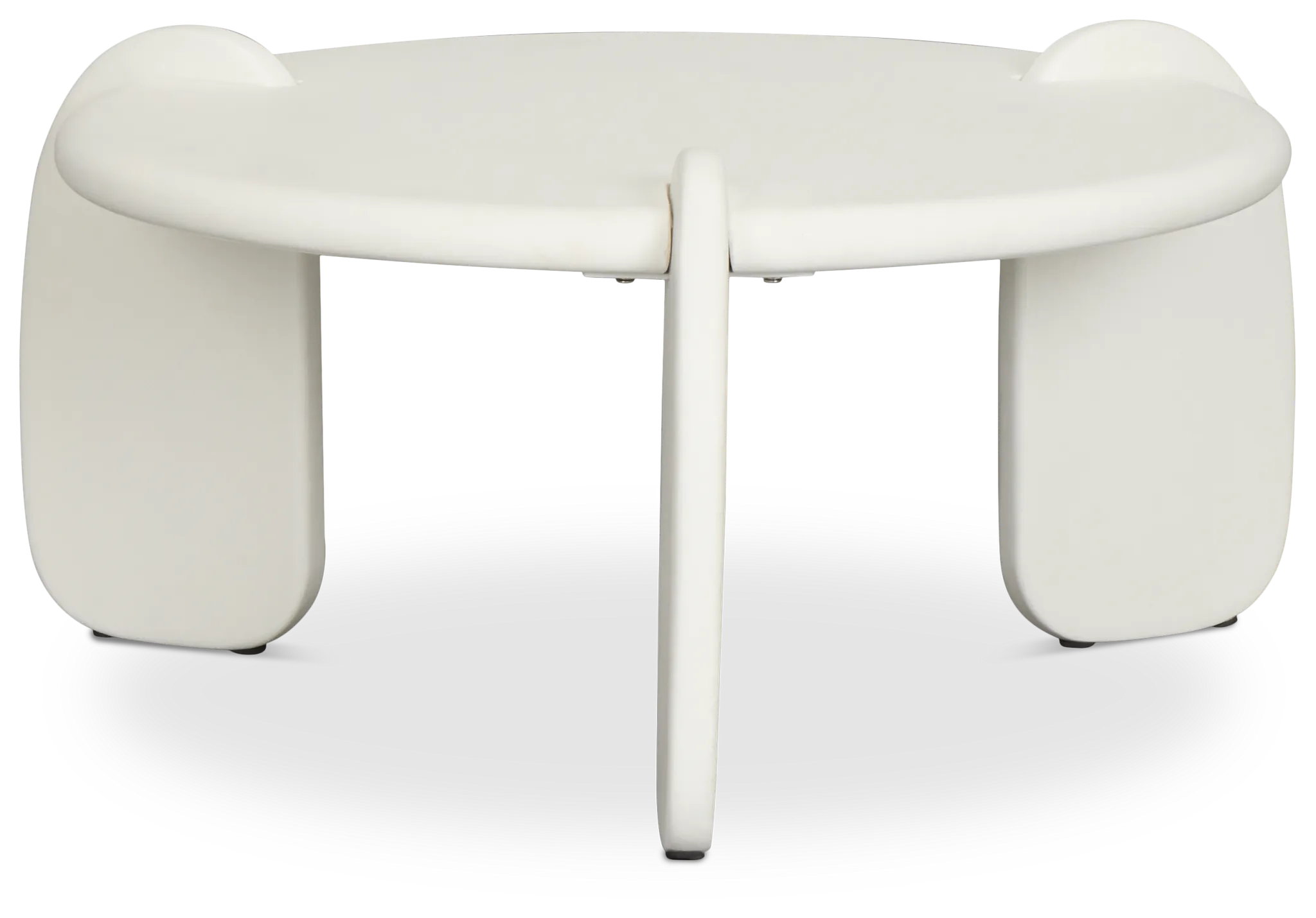 Layla White Round Coffee Table