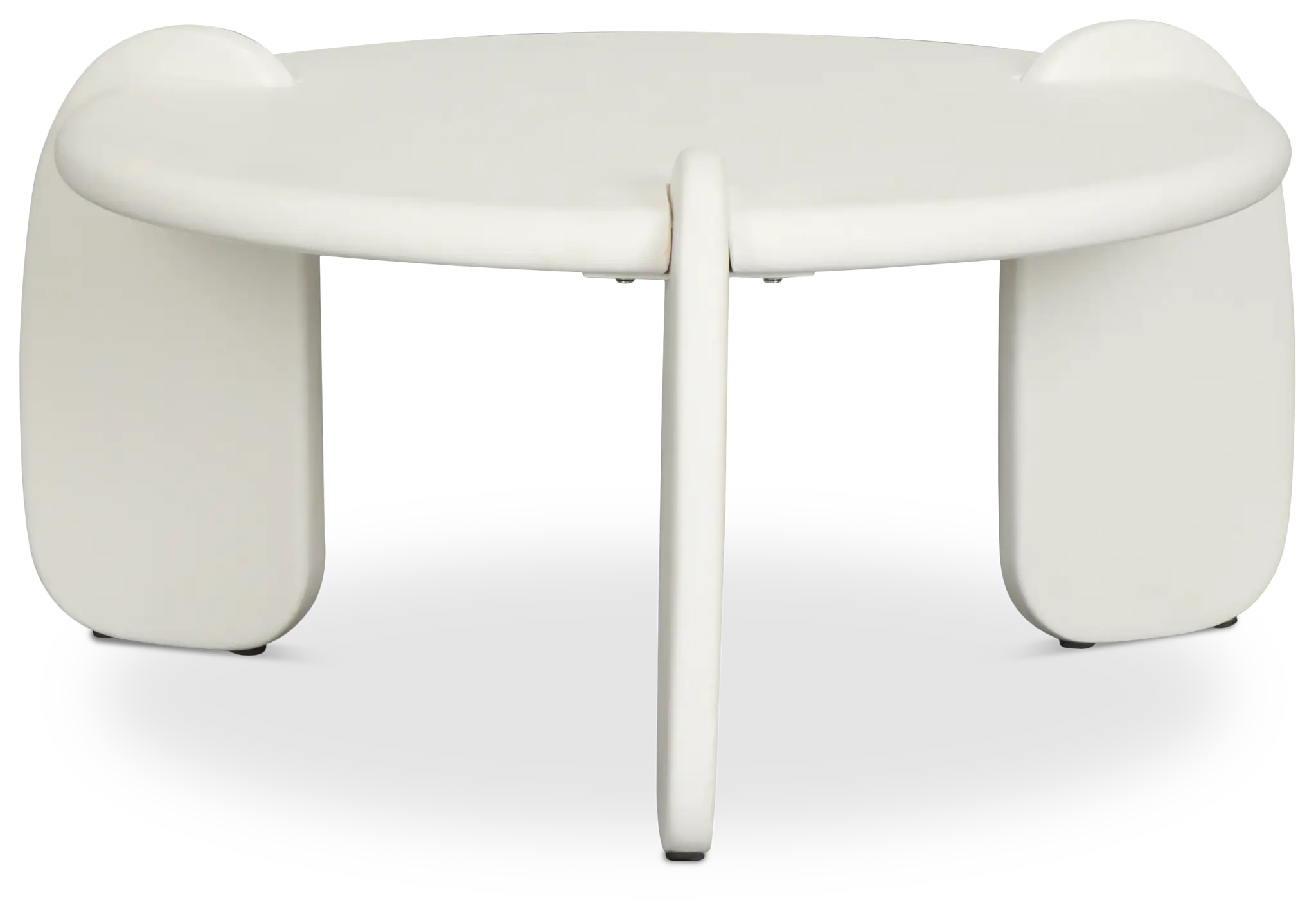 Layla White Round Coffee Table Layla White Round Coffee Table