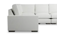 Edgewater Revenue White Medium Two-arm Sectional