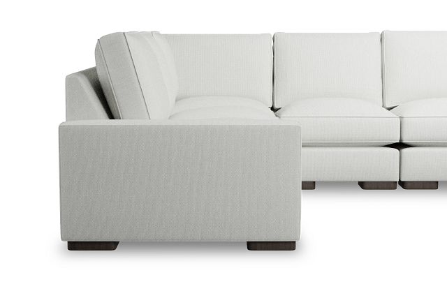 Edgewater Revenue White Medium Two-arm Sectional