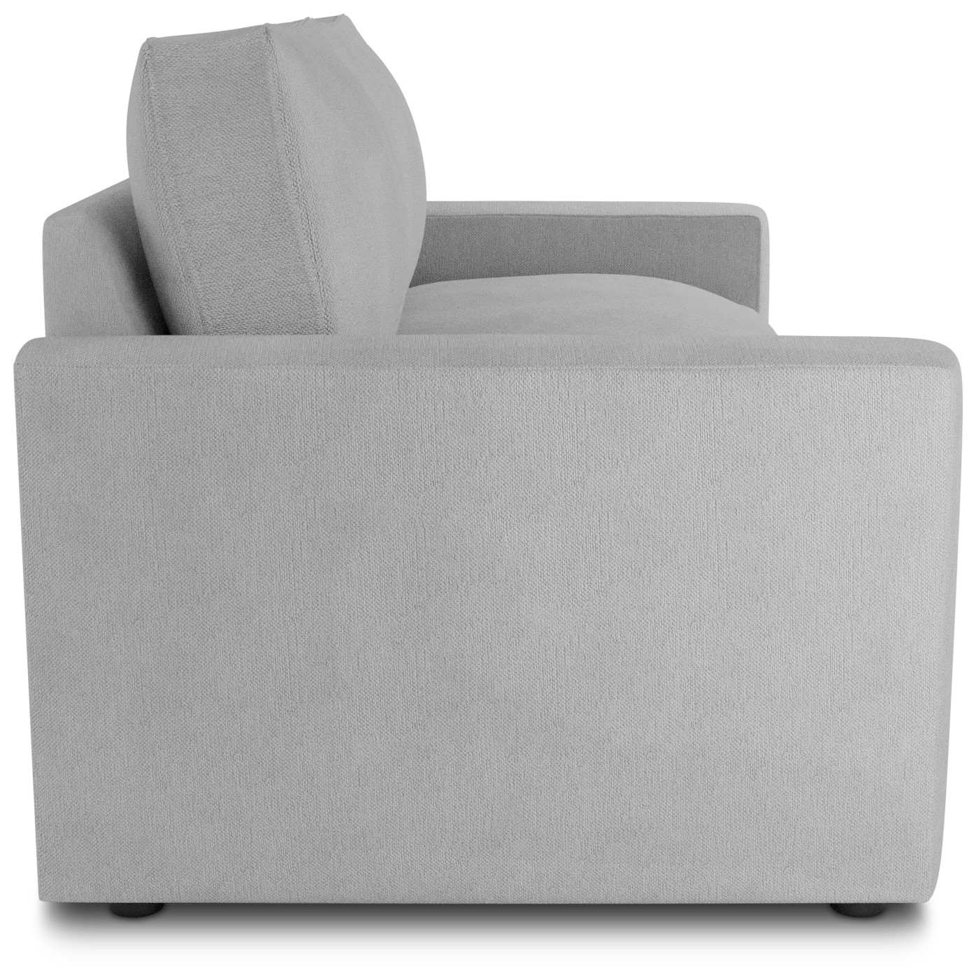 Siesta Revenue White Fabric Loveseat