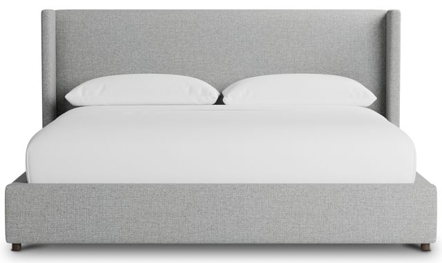 Captiva Suave Gray 48" Upholstered Shelter Bed