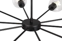 Barnes Black Chandelier