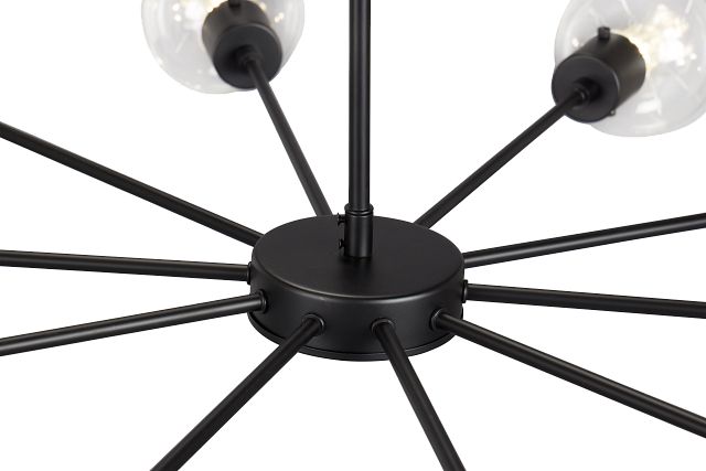 Barnes Black Chandelier