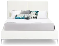 Emit White Micro Panel Bed