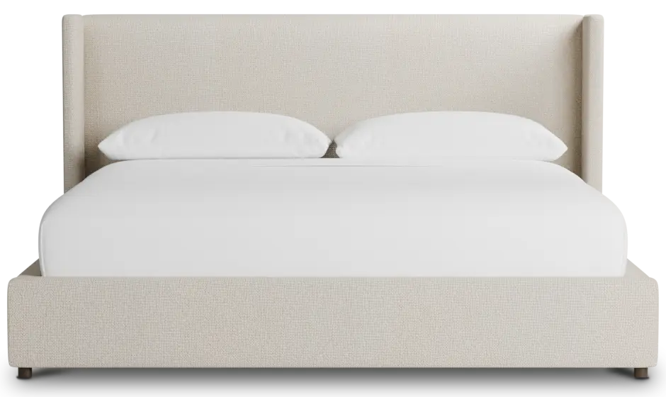 Captiva Suave Beige 48" Upholstered Shelter Bed Captiva Suave Beige 48" Upholstered Shelter Bed