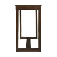 Aldo Dark Tone Sofa Table With 3 Stools