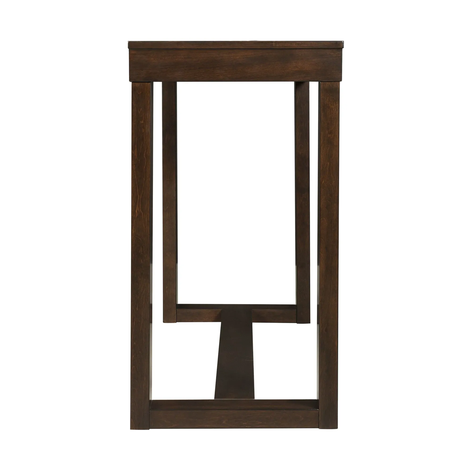 Aldo Dark Tone Sofa Table With 3 Stools