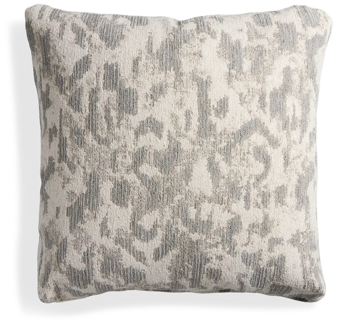 Aurora Gray 18" Square Accent Pillow