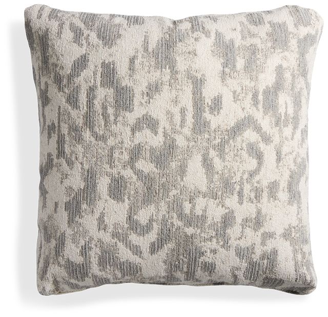 Aurora Gray 18" Square Accent Pillow