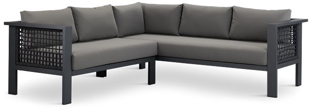 Sunrise Dark Gray Small Left Sectional