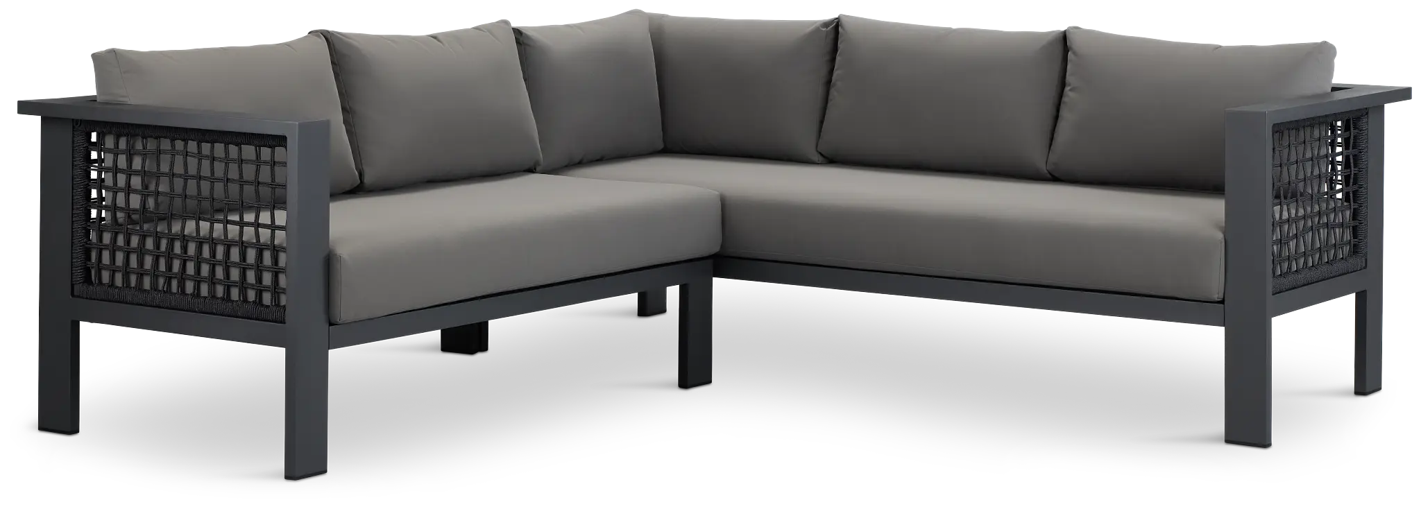 Sunrise Dark Gray Small Left Sectional Sunrise Dark Gray Small Left Sectional